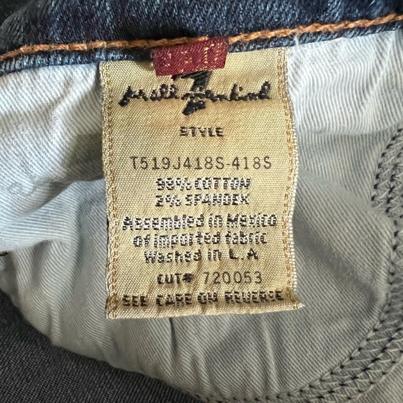 7 for all man kind Standard Jeans Sz 29 - Picture 7 of 7